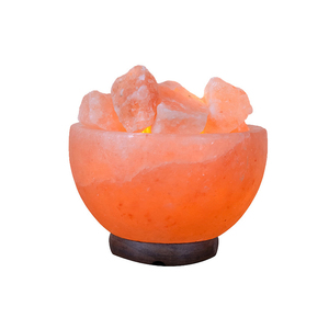 Lampe de sel de l'Himalaya naturelle en gros, forme carrée sculptée et polie, écologique, lumière chaude, lampe de table décorative pour l'ambiance intérieure - Product Image 1