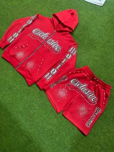 Conjunto Deportivo de Invierno Personalizado para Hombre, Diseño Reversible con Capucha, Transpirable, de Secado Rápido, Ecológico, 100% Algodón, Color Sólido - Product Image 2