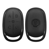 Keyboard Mini 433MHz 4-tombol nirkabel, pencahayaan LED sentuh Universal RF kendali jarak jauh untuk pintu garasi