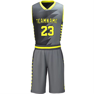 Maillot de basket respirant 100 % polyester à prix abordable, avec logo frontal et nom d'équipe personnalisé, idéal pour l'entraînement et les matchs - Product Image 1