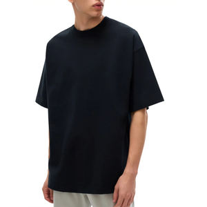 T-shirts de qualité supérieure avec logo personnalisé, tissu lourd, 100% coton, pour hommes, 280 GSM, coton épais, surdimensionnés, personnalisables avec impression de logo - Product Image 5