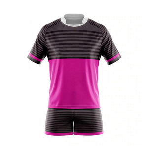 Ensemble d'uniformes de rugby pour hommes respirants et abordables, maillot et short de rugby personnalisés par sublimation, uniformes d'équipe de rugby, meilleur prix - Product Image 5