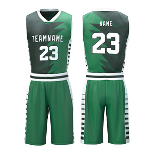 Fournisseur professionnel d'uniformes de basketball personnalisés, ensemble de maillots et shorts d'entraînement respirants, production en gros - Product Image 1