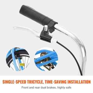 Bicicleta Cruiser para Adultos de 26 Pulgadas de Acero al Carbono con Canasta Ajustable, Triciclo de 3 Ruedas - Product Image 4