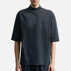 T-shirt col rond en coton biologique pour homme – Doux, respirant, manches courtes, été, durable, décontracté, uni – Qualité supérieure – Vente en gros - Product Image 4