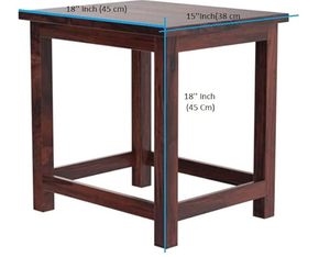 Wood Nightstand <b>End</b> <b>Table</b> Square Side <b>Table</b> Modern <b>Storage</b> Rack for Living Room Bedroom - Product Image 2
