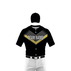 High Quality 100% Polyester Moisture Wicking V-neck <b>Baseball</b> Uniforms New Design <b>Baseball</b> Uniforms Set - Product Image 4