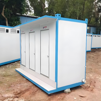 Toilettes chimiques portables préfabriquées de luxe pour camping, douche, salle de bain, toilettes publiques extérieures
