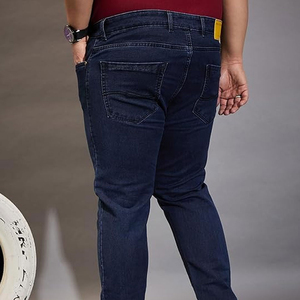 <b>Men's</b> High Street Style Oversized Denim Jeans Pant Custom Made Good Quality OEM Private Label Adults Size Mid Waist <b>Overalls</b> - Product Image 4