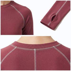 Camisetas de Yoga y Fitness para Mujer, Camisetas Deportivas de Manga Larga con Compresión, Ropa de Entrenamiento, Camisetas de Manga Larga - Product Image 3