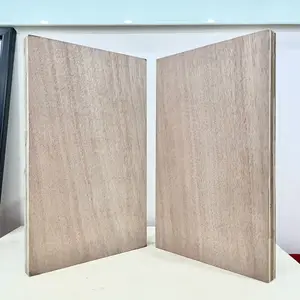 Okoume face Wooden Furniture Plywood 18mm FIRST-CLASS Furniture E1 E2 E0 Rubber hardwood Plywood for construction