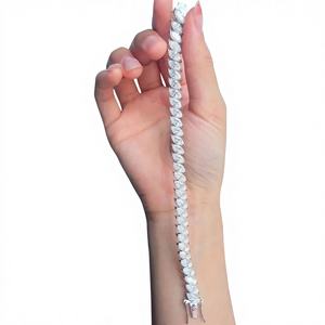 925เงินสเตอร์ลิงชุดเพชรมอิสซาไนต์เครื่องประดับเพชรลูกแพร์สร้อยข้อมือเพชรโมอิสซาไนต์ - Product Image 2