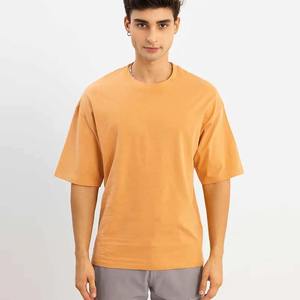Services OEM, vente en gros de t-shirts pour hommes, coupe ample, style streetwear hip-hop, polyester-coton lourd, séchage rapide - Product Image 3