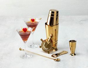Elegante Coctelera de Acero Inoxidable, Accesorio de Bar Perfecto para Preparar Cócteles Refrescantes en Restaurantes - Product Image 6