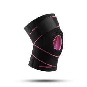 Genouillères réglables Perfectionists, noir/vert, respirantes, en polyester, unisexe, multi-sports, protection de base pour tous les exercices - Product Image 4