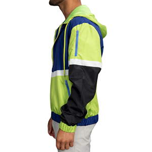 Chaqueta Cortavientos Urbana para Hombre, Estilo Urbano, con Capucha, Ligera, a Prueba de Viento, para Correr - Product Image 6