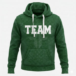 Sudadera con capucha de punto gofrado con textura térmica, mezcla de algodón 300GSM, con cremallera de pedrería y motivo de esqueleto con cristales termofijados - Product Image 1