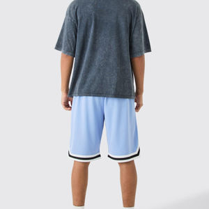 กางเกงขาสั้นกีฬาสำหรับฤดูร้อน วิ่งออกกำลังกาย บาสเก็ตบอล ผ้าตาข่าย ระบายอากาศ สำหรับผู้ชาย - Product Image 4