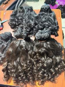 Lots de Cheveux Humains Naturels Bruts Bouclés pour Bébés, Cheveux Indiens Bouclés Alignés dans le Sens de la Cuticule, Cheveux Vietnamiens Bouclés, Cheveux Birmans Bouclés, Cheveux Bouclés Volumineux, Livraison Directe - Product Image 2