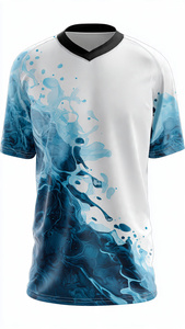 เสื้อโปโลคอวีสำหรับตกปลา แบบซับลิเมชั่น คุณภาพสูงสำหรับผู้ชาย เสื้อเจอร์ซีย์สำหรับตกปลาแบบซับลิเมชั่นสำหรับผู้ชาย - Product Image 3