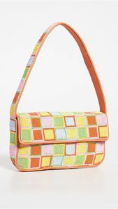 Bolso de Noche de Lujo con Bordado Floral y Rayas, Hecho a Mano con Cuentas, Personalizado, Ecológico, para Mujer, 2026 - Product Image 4