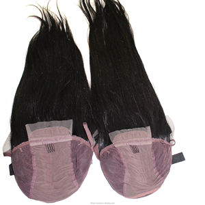 Pelucas de cabello virgen vietnamita sin pegamento, económicas, de grado 12A, SDD, rizadas y con volumen, hechas a máquina, 100% cabello humano con flequillo para mujeres negras. - Product Image 3