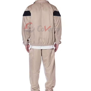 Men Custom Nylon Tracksuit Athletic Sports Set Full Zip <b>Jacket</b> <b>Straight</b> Pants Lightweight OEM Supplier - Product Image 4
