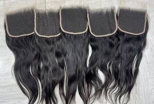 Extensions de cheveux naturels Remy ondulés indiens du Sud, qualité HD 7/7, pour closure en dentelle, trame double cousue à la machine, longueurs de 8 à 30 pouces - Product Image 4