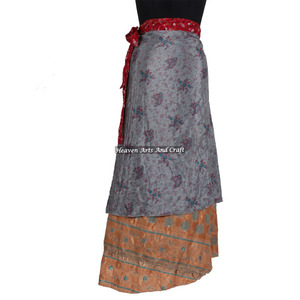 Nouvelle collection 2026 : Robe longue portefeuille pour femme, style bohème, réversible, 2 couches, design exclusif, vente en gros - Product Image 6