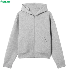 Sudaderas con Capucha Personalizadas de Estilo Urbano, Unisex, Corte Regular, con Cierre, Logotipos Impresos en DTF, Manga Larga, Casuales, Transpirables, de Secado Rápido, 100% Algodón - Product Image 1