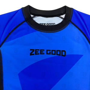 Hauts de compression Rash Guard pour hommes pour la natation et le surf, T-shirts Rash Guard MMA pour hommes, vente en gros, haute qualité, manches courtes 2026 - Product Image 3