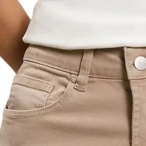 Jean classique droit pour femme, taille haute, en denim, pantalon en coton, confortable pour le quotidien, fournisseur de mode en gros - Product Image 5