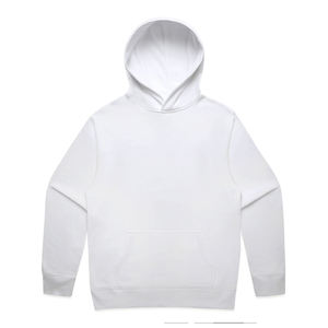 Men's <b>Cream</b> Hooded Sweatshirt 100% Cotton French Terry Regular Fit Solid Color Casual Autumn Wear - Product Image 2