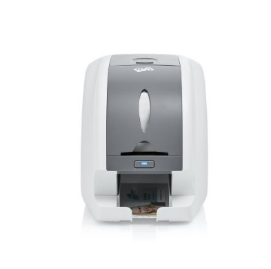 IDP Smart 31S Single Sided PVC ID Card Printer 300dpi High Resolution USB/Ethernet Interface 3-Year Warranty Stock Black/Color