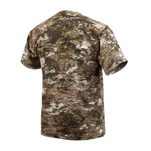 High Quality <b>Camouflage</b> Mesh <b>T</b> <b>Shirt</b> Custom Hunting Shooting Design Heat Transfer Printed Anti Pilling Summer Outdoor Wear - Product Image 2