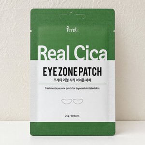 Prreti <b>Eye</b> Care Prreti Real Cica <b>Eye</b> Zone Patch 30 Sheets Korean <b>Eye</b> Care Moisturizing <b>Eye</b> Care Prreti Daily Care - Product Image 1