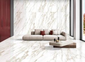 Carreaux de sol et de mur en porcelaine brillante durable, grand format 800x1600, 1200x1800, 750x1500 mm, pour intérieur, extérieur et usage commercial - Product Image 2