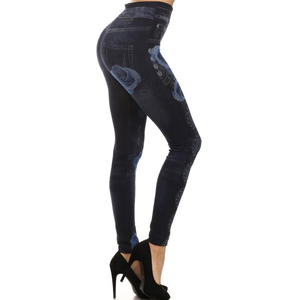 Leggings de sublimation pour femmes, leggings de yoga de sublimation pour femmes, leggings de sublimation pour femmes à taille haute 230 g/m² en soie double brossée - Product Image 1