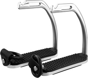 อุปกรณ์ขี่ม้าเพื่อความปลอดภัยพร้อมที่เหยียบสแตนเลสขัดเงาสีเงินพร้อมพื้นกันลื่น อุปกรณ์ขี่ม้าเพื่อความปลอดภัยสำหรับผู้ใหญ่ - Product Image 5