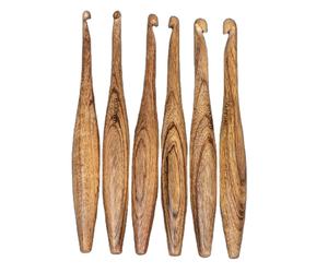 Crochets en bois faits à la main support organisateur artisanat organisateur fournitures de couture stockage différentes tailles crochets - Product Image 1