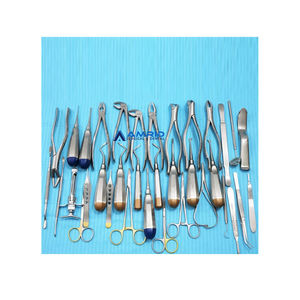 Kit de Instrumentos de Cirugía Oral Dental de 76 Piezas, Pinzas de Extracción de Acero Inoxidable Alemán de Primera Calidad por amrid surgical - Product Image 1