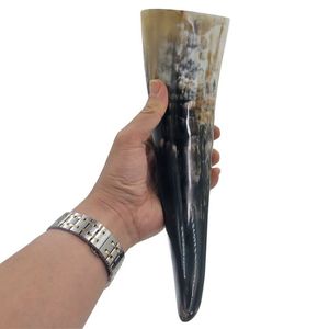 Corne à boire viking élégante en corne de buffle polie, de haute qualité, fabriquée à la main, prix personnalisé - Product Image 6