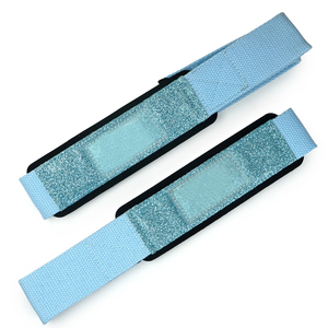 New Arrival Glitter Blue High Grade Heavy Duty Cotton Luxurious Sports Gym Accessories <b>Lifting</b> Wrist <b>Strap</b> cheap price - Product Image 2
