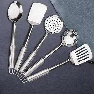 ชุดอุปกรณ์ทำอาหารแบบมืออาชีพชุดช้อนไม้พายสำหรับทำอาหารชุดช้อนในครัวชุดช้อนตักทำอาหารสำหรับ ki - Product Image 1