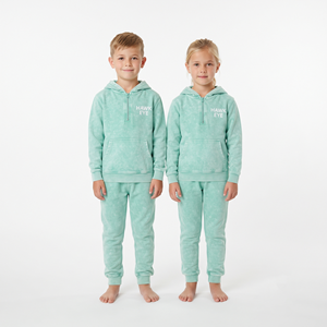 Conjunto de Sudadera con Capucha y Pantalones Jogger para Niños, Estilo Acid Wash, con Cierre de Media Cremallera, Personalizado, de Algodón, Unisex, Corte Regular - Product Image 5