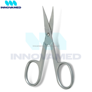 Ciseaux à cuticules russes en acier inoxydable, droits et pointus, de haute qualité, design élégant, longue durée de vie, pointe durable - Product Image 2