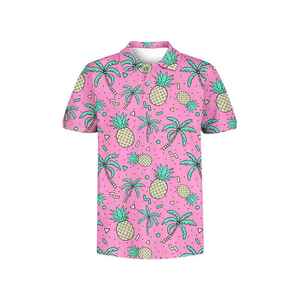 เสื้อโปโลพิมพ์ลายแบบซับลิเมชั่น ออกแบบเองได้ ระบายอากาศได้ดี แห้งเร็ว สำหรับออกกำลังกายและแฟชั่น - Product Image 3