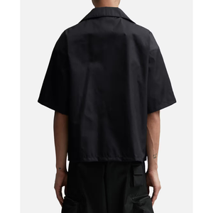 Nuevo Conjunto Deportivo de Dos Piezas para Hombre, Talla Grande, con Cierre de Cordón, Chaqueta Cortavientos y Pantalones Cortos, Estampado Sólido, 100% Algodón, Secado Rápido - Product Image 4