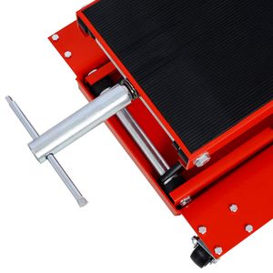 Sollevatore portatile da 1100 libbre per moto con Jack per carrelli larghi a forbice con Jack per pneumatico anteriore posteriore centrale e supporto per bici portabiciclette - Product Image 5