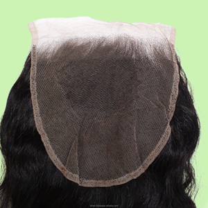 Frontals en dentelle de cheveux humains vierges Remy vietnamiens avec ondulations naturelles, ondulations profondes lâches, closure, lisses, double trame machine, trame effet peau - Product Image 3